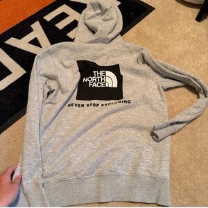 The North Face Light Gray Men's Hoodie